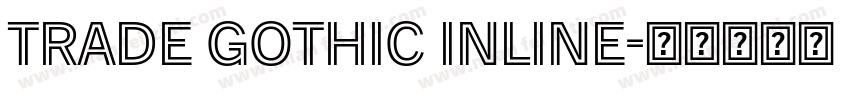 Trade Gothic Inline字体转换